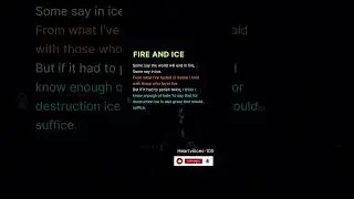 Fire and Ice #Motivation #viralvideo #shortsfeed #mindset #explore #shorts #facts #shortsvideo #fyp