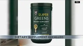 Dietary supplement recalled as it may be linked to salmonella outbreak