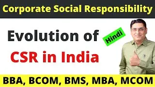 Evolution of CSR in India