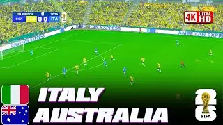 🔴Австралия против Италии | Матч Чемпионата мира по футболу FIFA 2026 | Геймплей PES 21 | #fifawor...