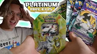 Opening an ARCEUS LV. X Tin in 2021! (Platinum/Diamond & Pearl Era)