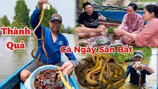 Món Ăn Đồng Quê - Lịch Um Lá Nhàu Và Món Cá Lóc Đồng Nhúng Mẻ”Lai Rai Với Mấy Anh Chị Ở Xóm Quá Vui