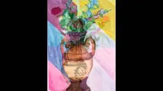 Student Art Gallery /水彩静物画（5年生）Still-life  painting by 5th graders