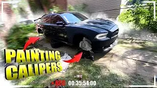 HOW TO PAINT BRAKE CALIPERS 🎨🔥 *EASIEST WAY POSSIBLE*