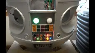 My Lost In Space B-9 Robot Build - Episode 21 -Chest & Belly Lights