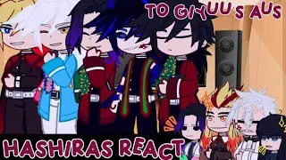 📌Hashiras react to giyuu's AUS✨ (slight giyushino😇) [-gyomei]