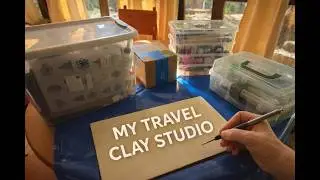 My Mobile Polymer Clay Studio | Creating Jewelry While Traveling Central America