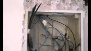 Empotrar cuadro eléctrico en obra, (1/6)