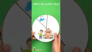 Weather wheel printable for toddlers activity #toddlersactivities #diy #weather