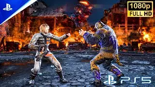 Tekken 8 | Leo vs King & Lee & Nina | PS5 Gameplay