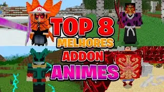 TOP 8 DAS MELHORES ADDON ANIMES PARA O MINECRAFT PE /BEDROCK  1.19.71