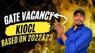 KIOCL Vacancy Through GATE2022-23 || complete information|| #kiocl #psu #gate #gate2023 #vinod_sahu