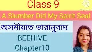 ভাৱানুবাদ।A Slumber Did My Spirit Seal।Class 9 English
