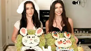 I Made A Easter Cake With Acie!