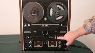 Sony TC-580 Reel to Reel Player/Recorder with Dust Cover