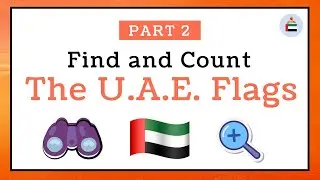 Find and Count The UAE Flags - Part 2 | UAE Worksheets