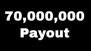 70,000,000 in Dividends - Highest dividend I have received