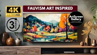 Escape into the Vibrant Fauvism Art Movement Inspired | 4K Art Display
