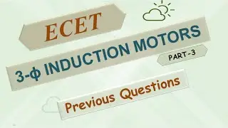 3  .Three phase induction motor ECET previous questions