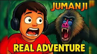 JUMANJI Monkey Attack! 😱 Ryan&rsquo;s Funny Reaction!