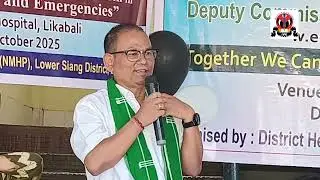 World Mental Health Day & 60 Days Tobacco Free Youth Campaign 3.0 Launched at DH, Likabali