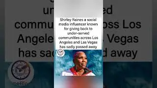 🙏A heart of service lives forever 💔 Rest in power Shirley Raines🕊️#LegacyOfLove #Hero #GiveBack #rip