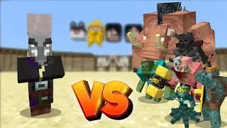 Minecraft: MAGISPELLER VS MUTANTES ! - BATALHA DE MOBS