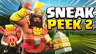 SUPER MONTAPUERCOS, la nueva super tropa 🐽 Sneak Peek #2 🔥 Clash of Clans