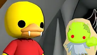 Wobbly Life Halloween cave (Evil duck hat AND zombie mask) #wobblylife #wobbly #wobblylifesecret