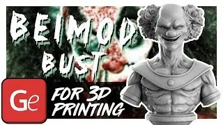 Belmod Bust 3D Printing Figurine | Presentation by Gambody