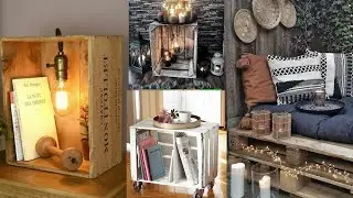Wundersch&ouml;ne Upcycling Ideen aus Weinkisten ,Obstkisten und Europaletten f&uuml;r Haus, Deko und Garten