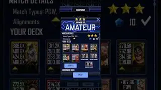 Amateur Campaign Level 27 #wwe #wwesupercard #supercard #campaign #wallseygaming #level27 #fyp
