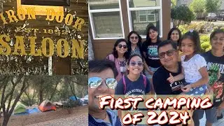 2024 এর প্রথম ক্যাম্পিং - কারেন্ট, লাইট, ছাড়া রাত কাটানো. আর দেখলাম oldest Saloon of California.