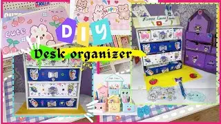 DIY Desk Organizer Tutorial | Easy & Creative Desk Organization for Home Office