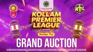 KOLLAM PREMIER LEAGUESEASON  2 PLAYER AUCTION 2025