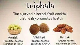 Amazing health benefits of Triphala. (combination of three herbs Amalaki, Bibhitaki and Haritaki)