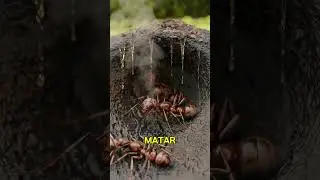 E SE JOGAR &Aacute;GUA FERVENDO NO FORMIGUEIRO??😱🐜 #shorts
