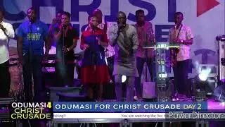 Hot🔥🔥!! Non-stop Praises at Odumasi For Christ Crusade...Led by Min. Gideon Ntumy.