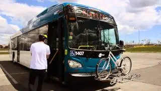 MiWay’s Bus Bike Rack Demonstration