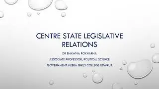 Centre State Legislative Relations