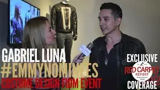 Gabriel Luna #Ghostrider #AgentsofSHIELD &rlm;interview at Art of Television Costume Design Exhibit
