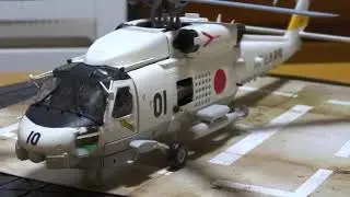 プラモデル・ラジコン化  ITALERI 1/48 SH-60B 海自SH-60J仕様