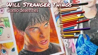 Como fiz meu desenho do Will de Stranger Things 