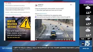 NC and SC crews warn of hazardous driving conditions