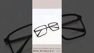 Aerocity golden metal sheet frame 🤓#royalopticals #subscribe #viral #frames #trending #shorts #like