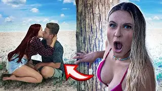 SEGUI MEU NAMORADO NA PRAIA E DESCOBRI TUDO!! *TRAIÇÃO?*
