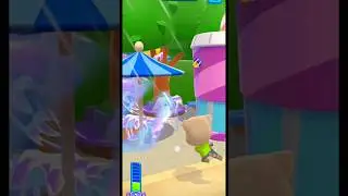 EPIC SLOW MOTION EDIT IN TALKING TOM BLAST PARK! #shorts #talkingtom #edit #viral