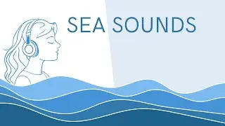 Deep intense meditation music with sounds of sea water
