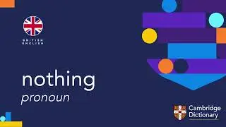 How to pronounce nothing | British English and American English pronunciation
