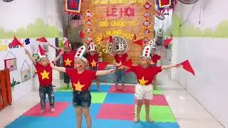 ChiVas Kid  c&ugrave;ng c&aacute;c bạn lớp Mầm nhảy m&uacute;a v&agrave;o ng&agrave;y Giỗ Tổ H&ugrave;ng Vương - 20.04.2021